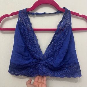 Soma Alter Lace Bralette XL Blue